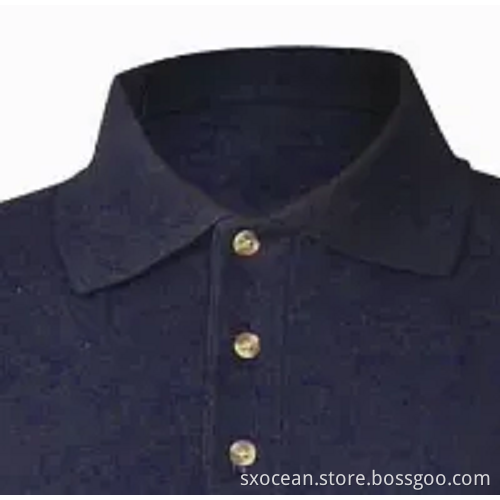 100% cotton men's plain polo-shirt short sleeve
